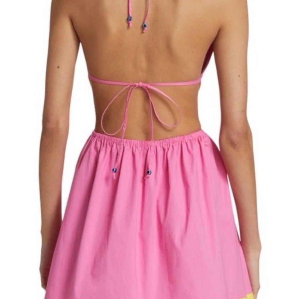 Staud Colorblock Pink Summer Dress - Picture 12 of 12